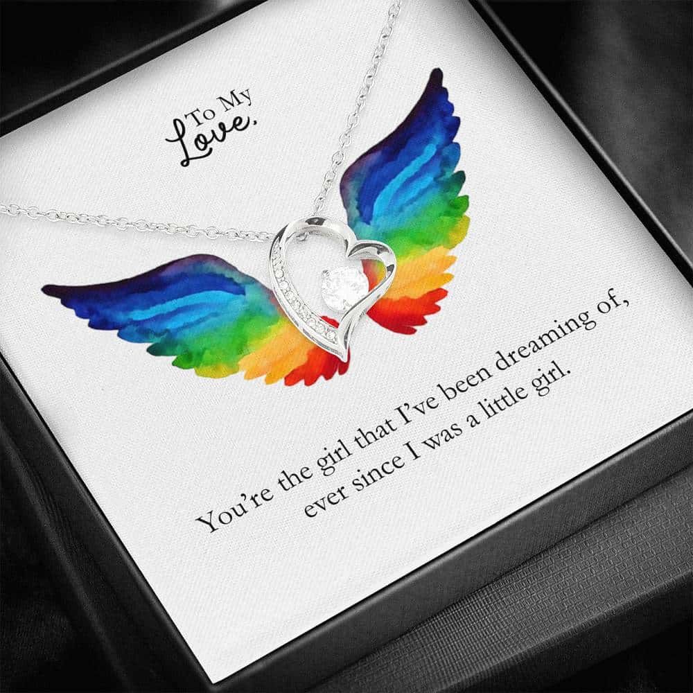 Gift For My Dream Girl You're My Girl Forever Love Necklace