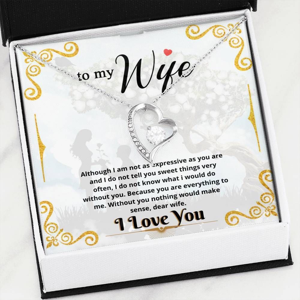 You Are Everything To Me Forever Love Necklace For Wife