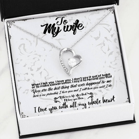 You're The Best Thing Forever Love Necklace For Wife