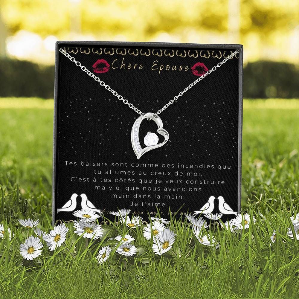 Cadeau De Collier De Mari à Femme Forever Love Necklace Gift