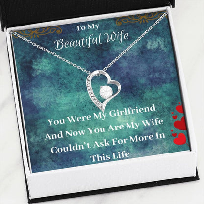 Couldn't Ask For More In This Life Forever Love Necklace For Wife