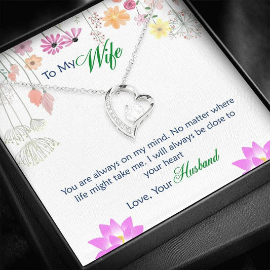 You're Always On My Mind Forever Love Necklace For Wife