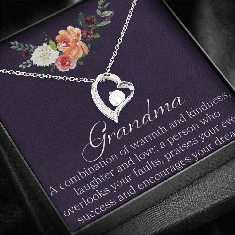 A Person Who Overlooks Your Faults Forever Love Necklace For Grandma