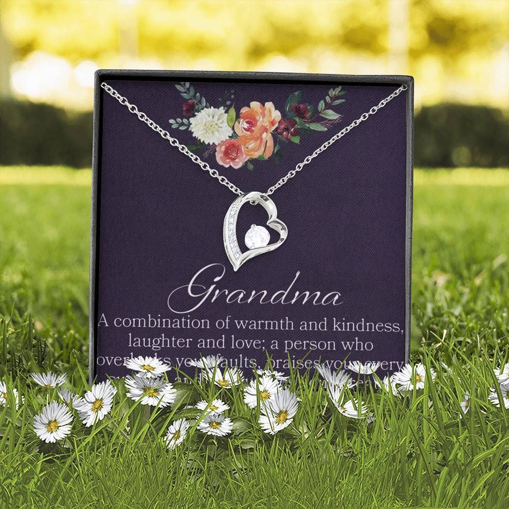 A Person Who Overlooks Your Faults Forever Love Necklace For Grandma