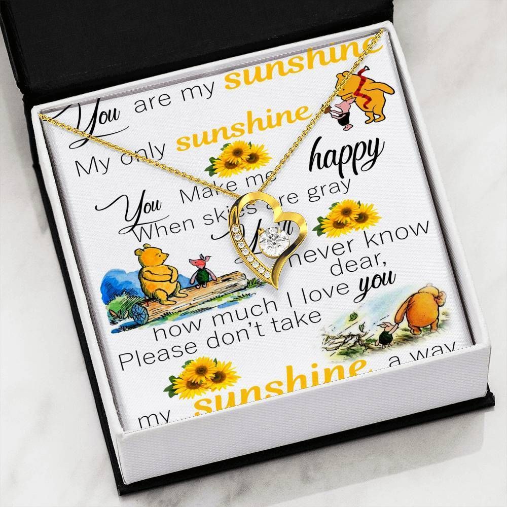 You Are My Sunshine My Only Sunshine Forever Love Necklace