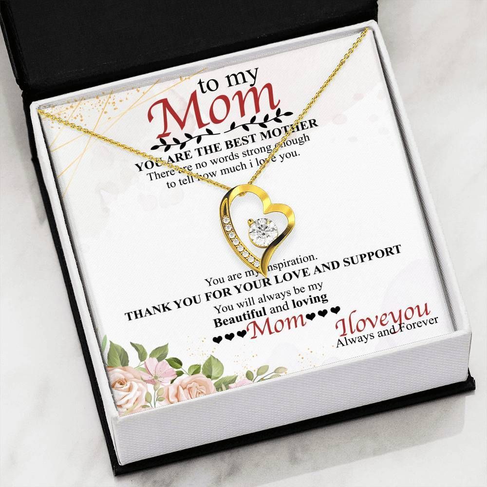 Thank For Your Love And Support Forever Love Necklace Gift For Mummy