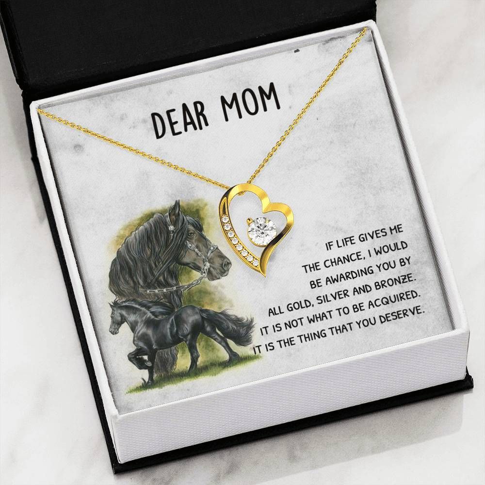 If Life Gives Me The Chance Forever Love Necklace Gift For Mummy