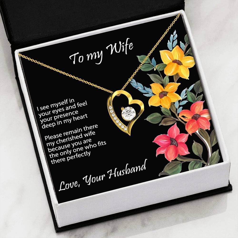 To My Wife You Are Always In My Heart Forever Love Necklace