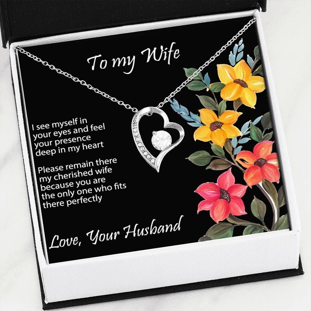 To My Wife You Are Always In My Heart Forever Love Necklace