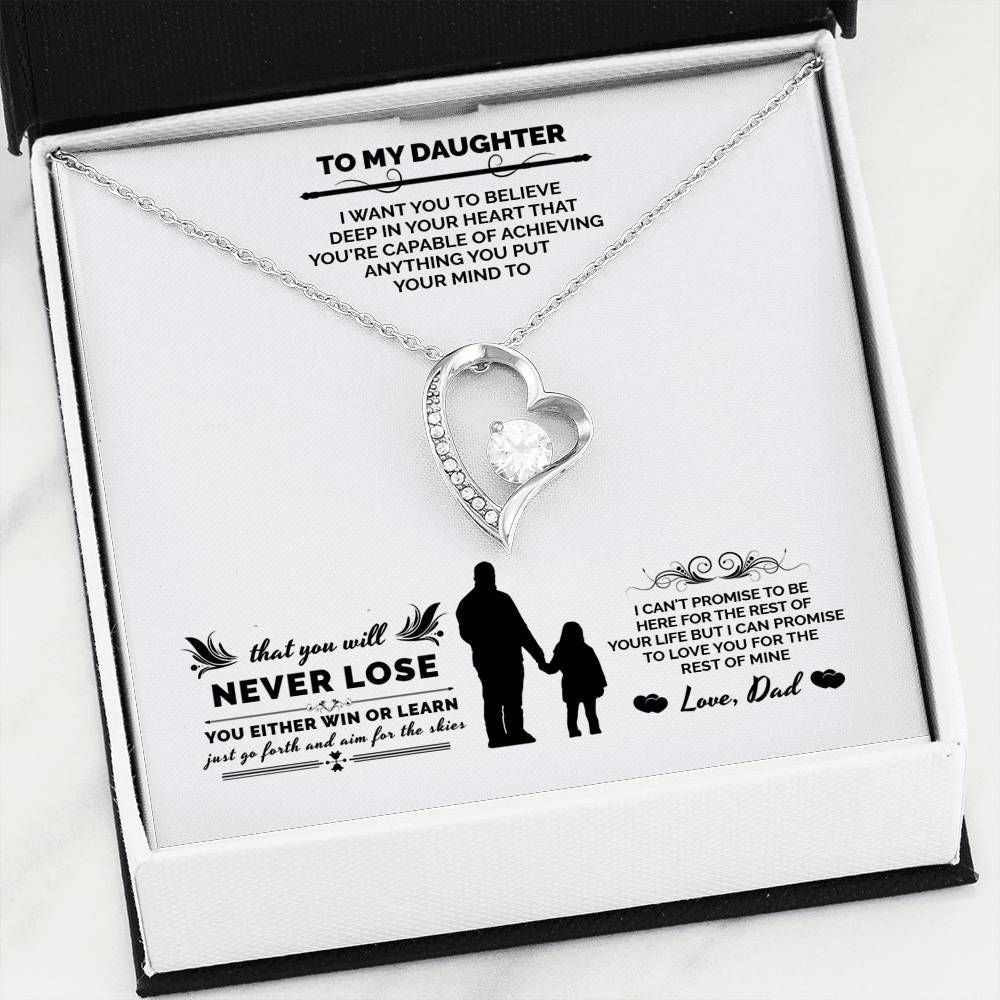 You Will Never Lose Forever Love Necklace For Daughter