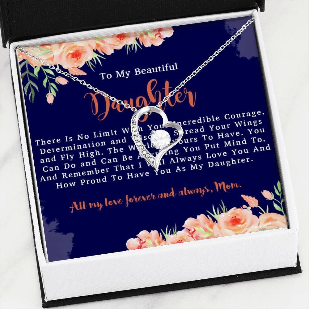 All My Love Forever And Always Forever Love Necklace For Daughter