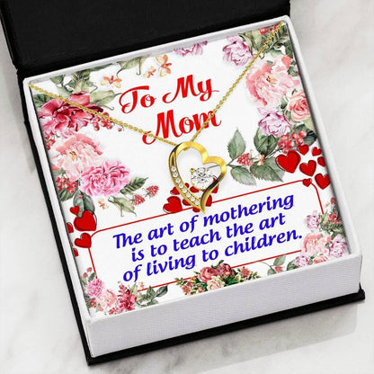 The Art Of Mothering Forever Love Necklace Gift For Mom