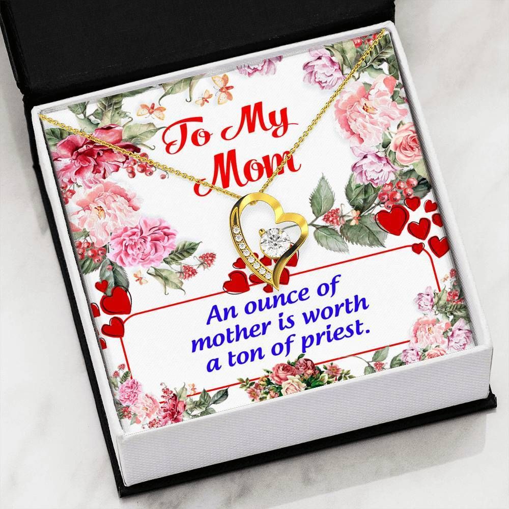 An Ounce Of Mom Forever Love Necklace Gift For Women