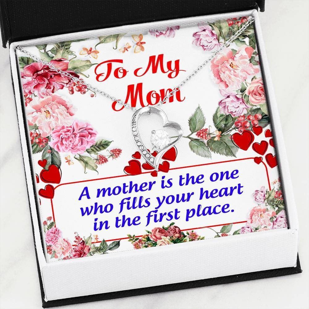 Mom Fulfills My Heart Forever Love Necklace Gift For Mom