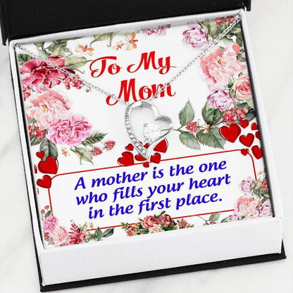 Mom Fulfills My Heart Forever Love Necklace Gift For Mom