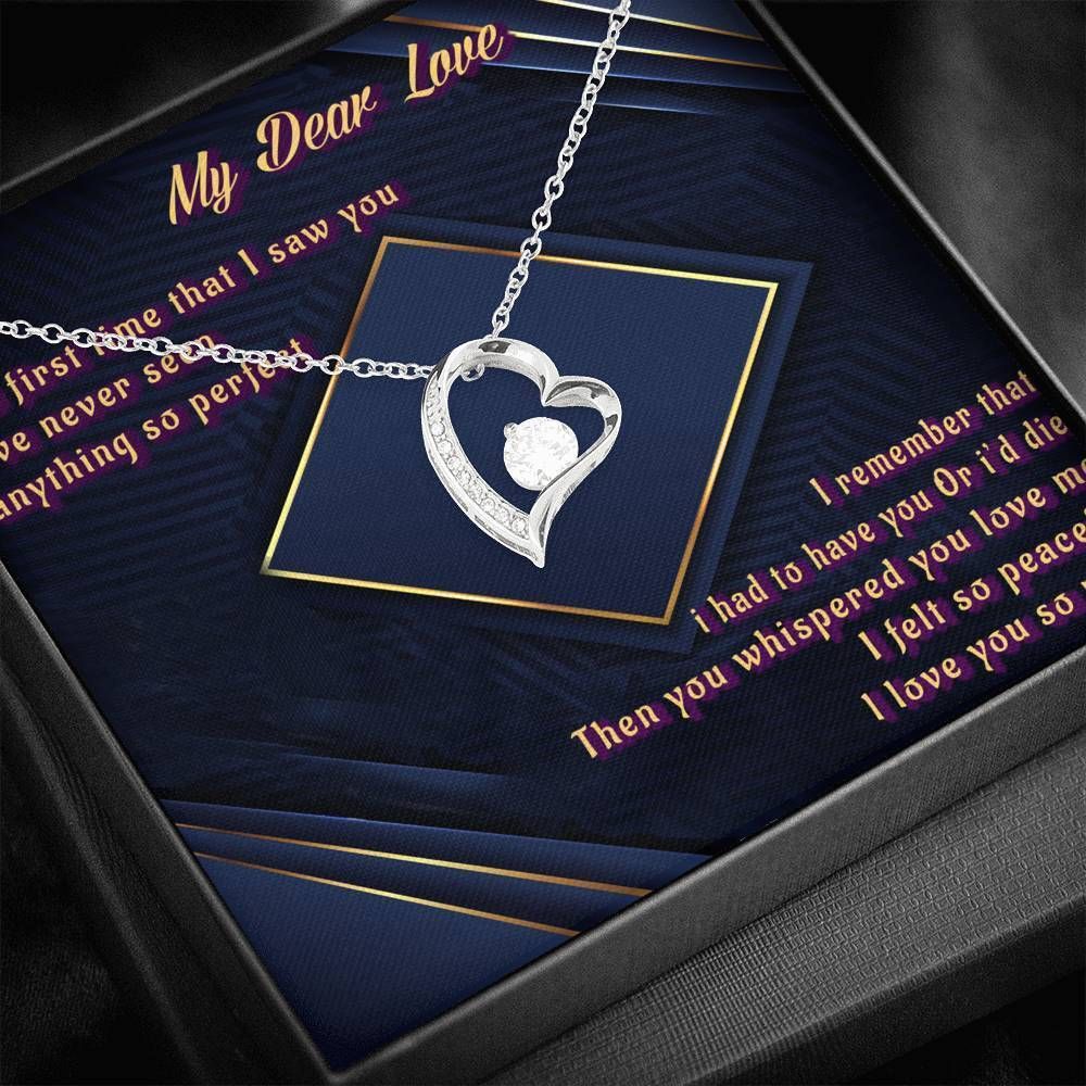 The First Time That I Saw You Forever Love Necklace Gift For Her