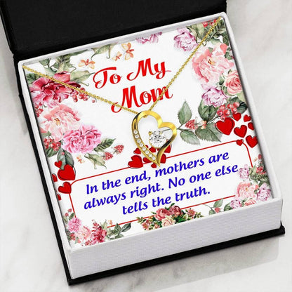 In The End Forever Love Necklace Gift For Mom