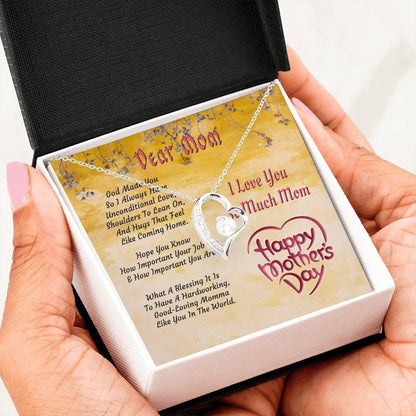 Hope You Know How Important Your Job Forever Love Necklace For Mom