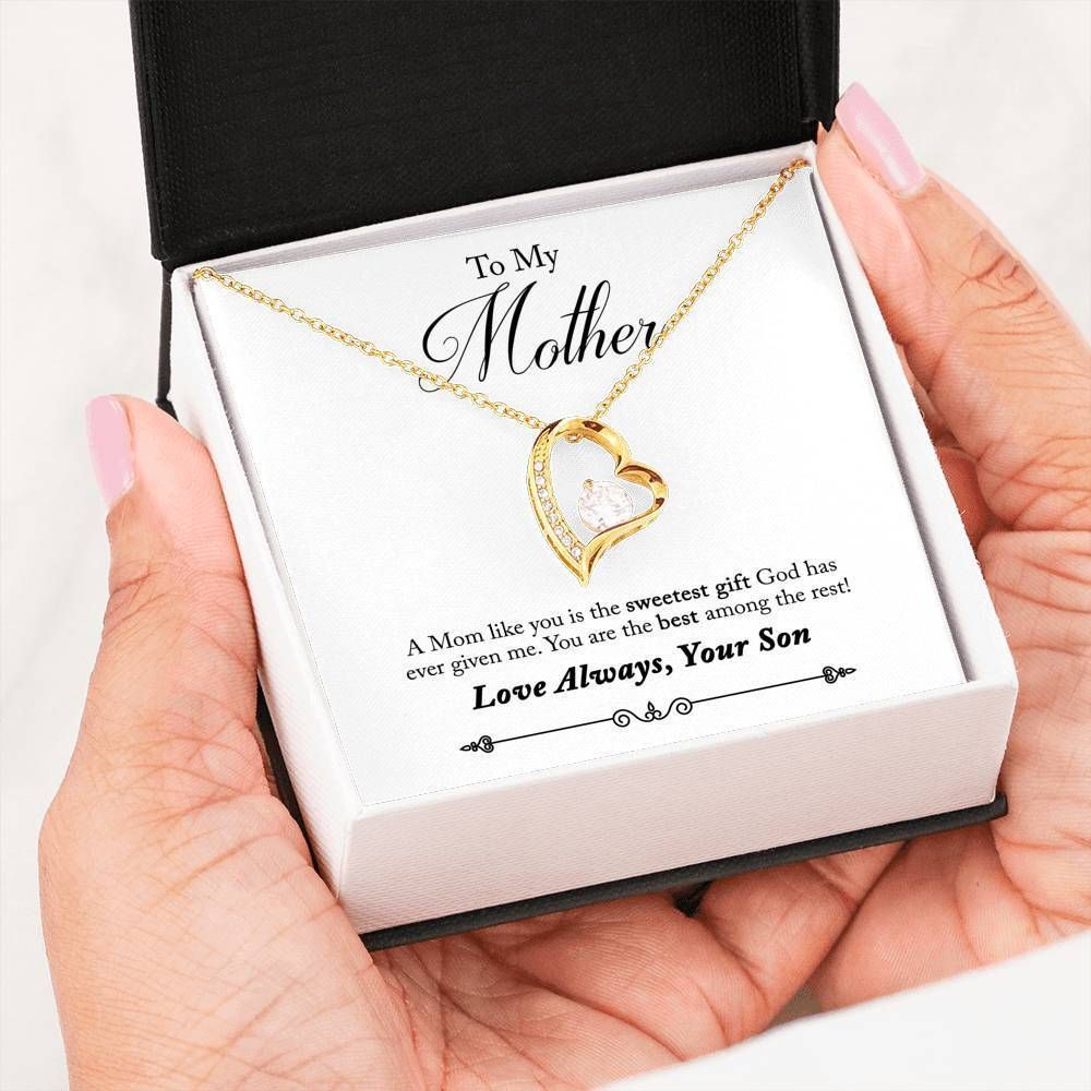 The Best Among The Rest Forever Love Necklace Gift For Mom Mama