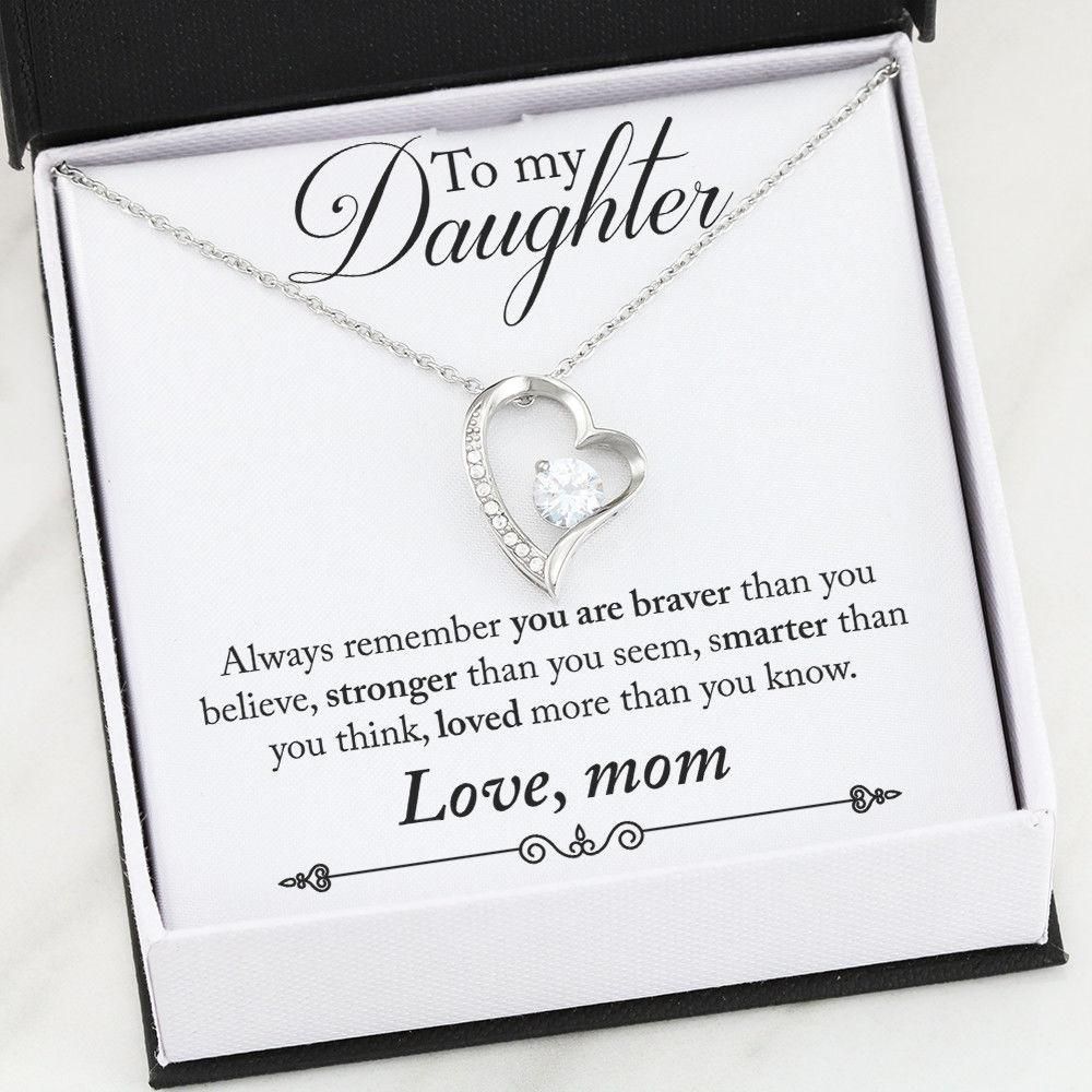 Forever Forever Love Necklace Gift For Daughter Always Remember