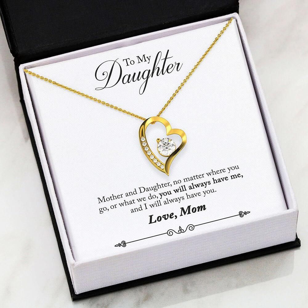 Forever Forever Love Necklace Gift For Daughter Always Remember