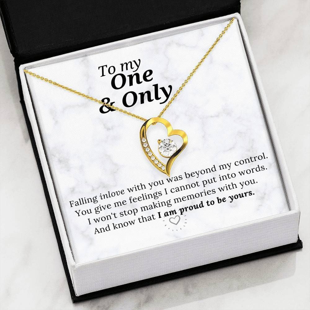 I'm Proud To Be Yours Forever Love Necklace For Wife