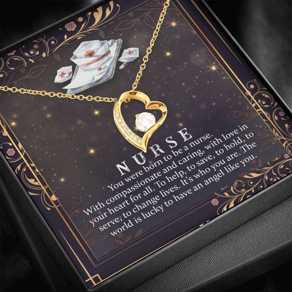 Lucky To Have An Angel Like You Forever Love Necklace For Nurse