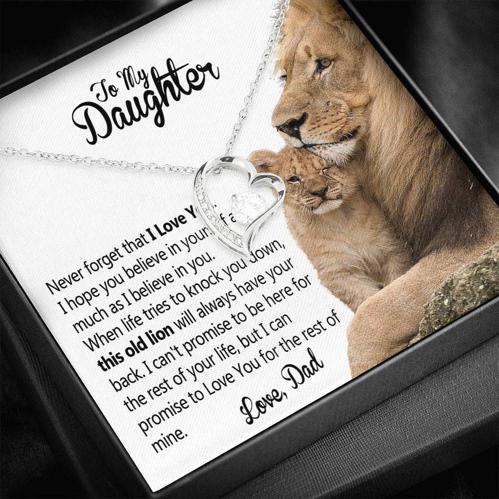 For Mom This Old Lion Family Love Forever Love Necklace