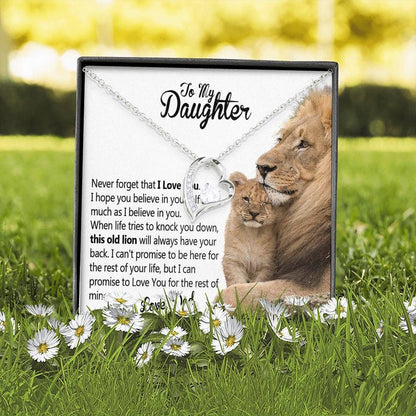 For Mom This Old Lion Family Love Forever Love Necklace