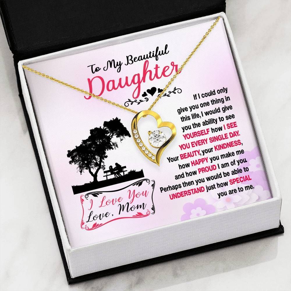 How Happy You Make Me Forever Love Necklace For Daughter