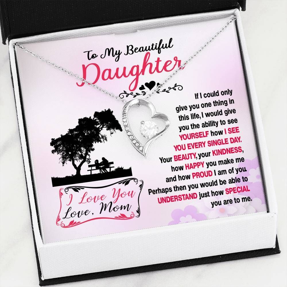 How Happy You Make Me Forever Love Necklace For Daughter