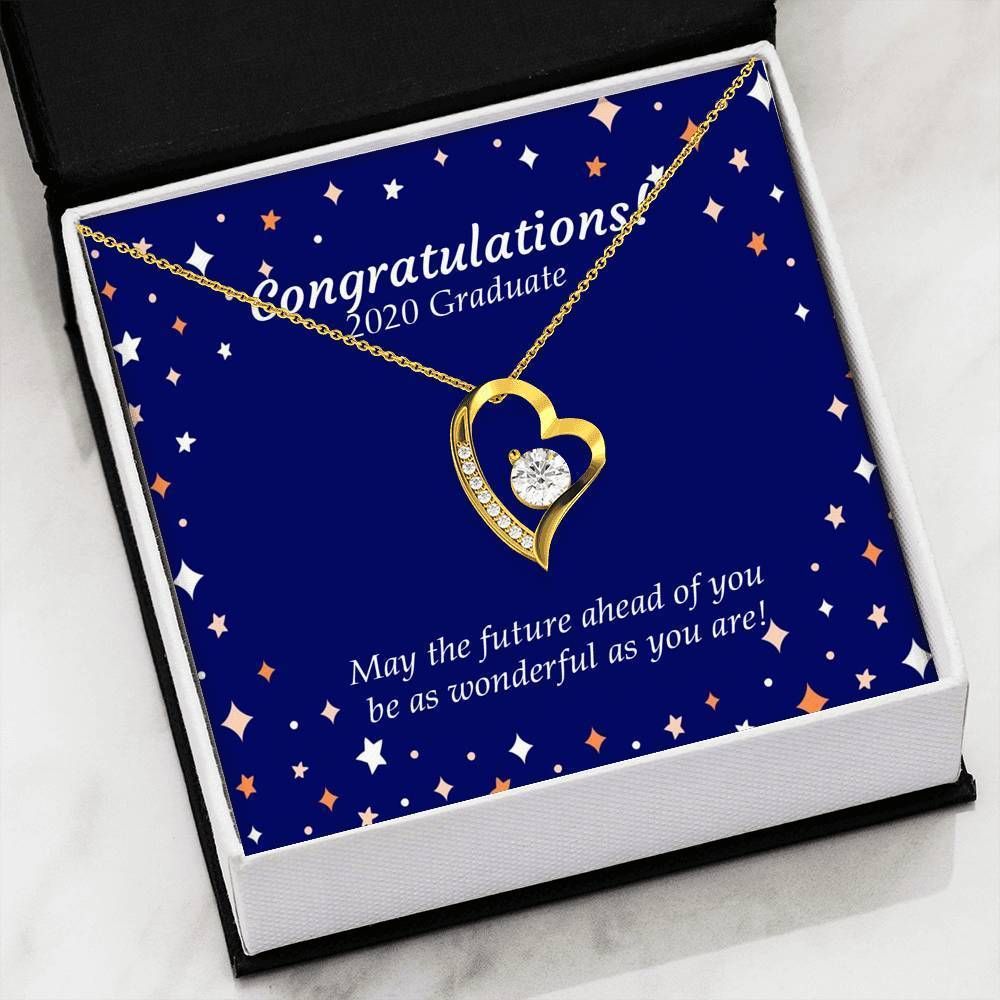 Congratulations 2020 Graduate Forever Love Necklace For Daughter