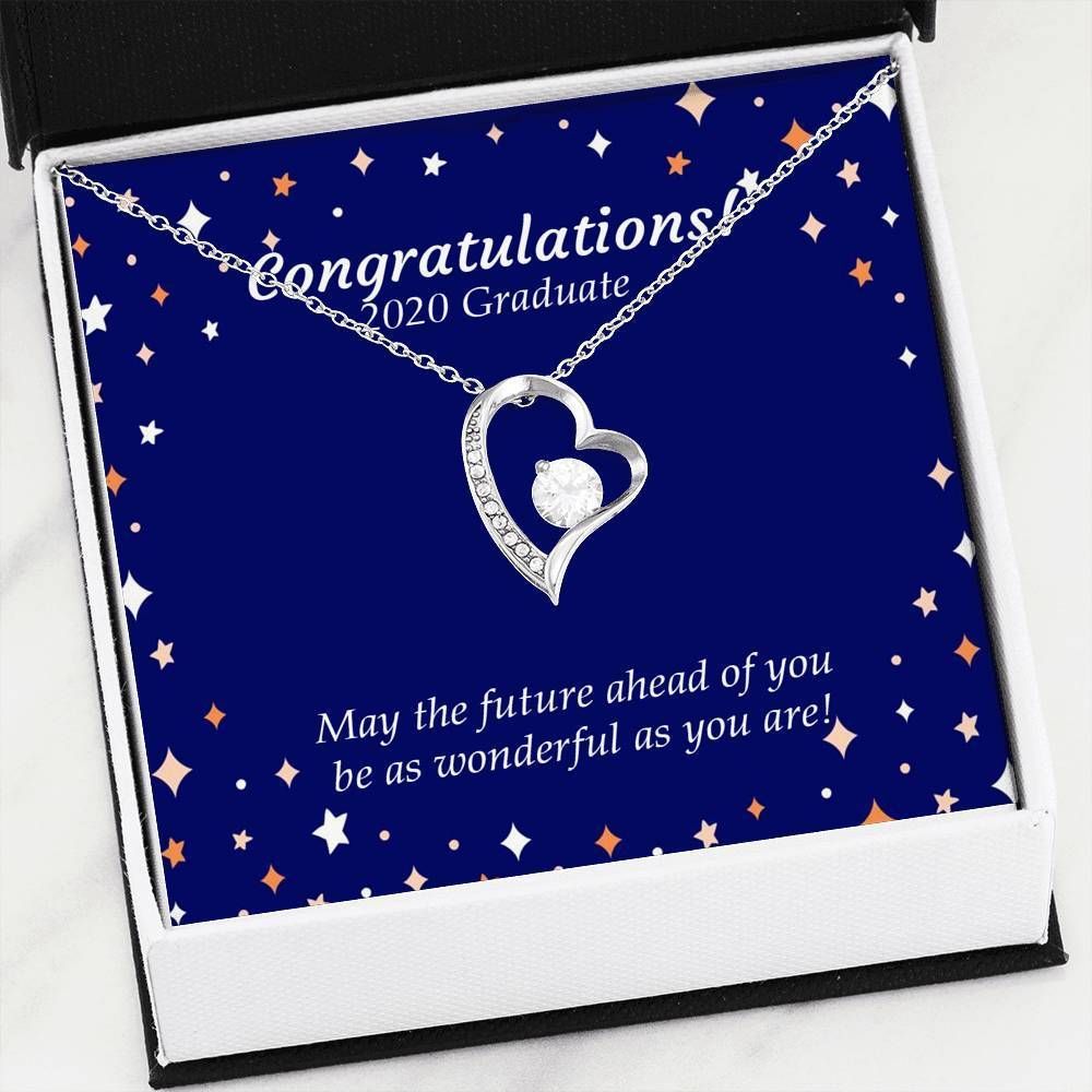 Congratulations 2020 Graduate Forever Love Necklace For Daughter