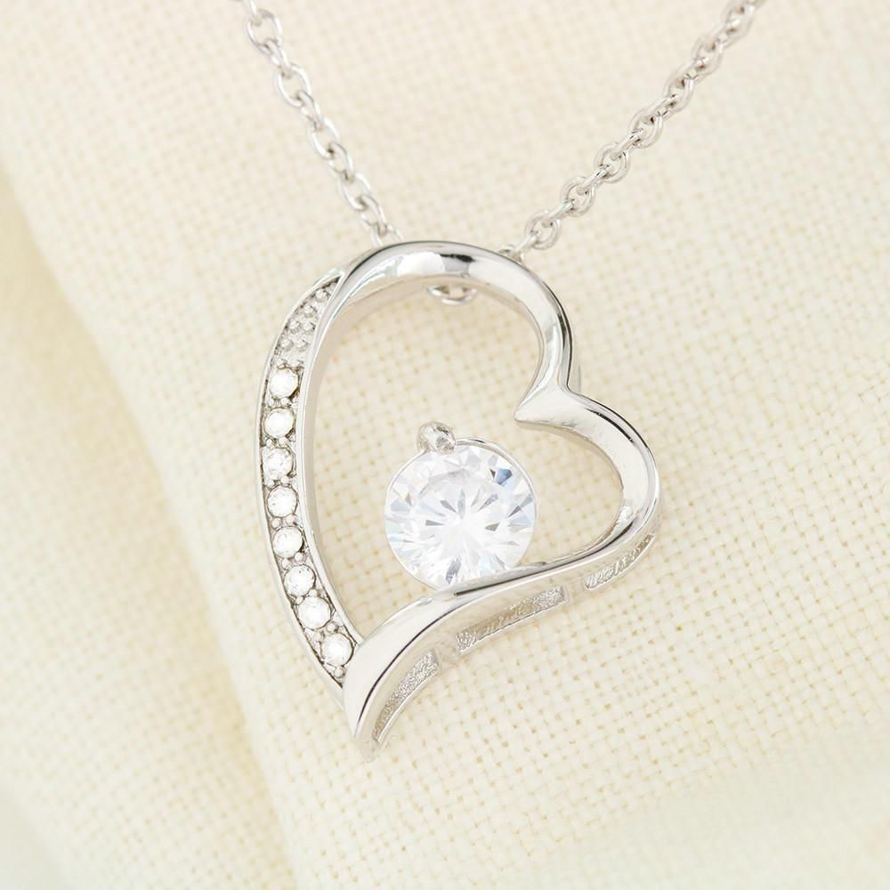 Happy 50th Birthday Of Mom Forever Love Necklace