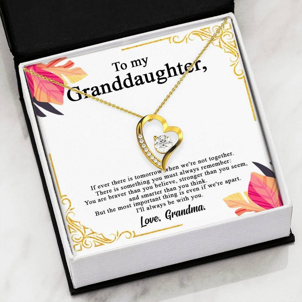 I'm Always With You Forever Love Necklace Gift For Granddaughter