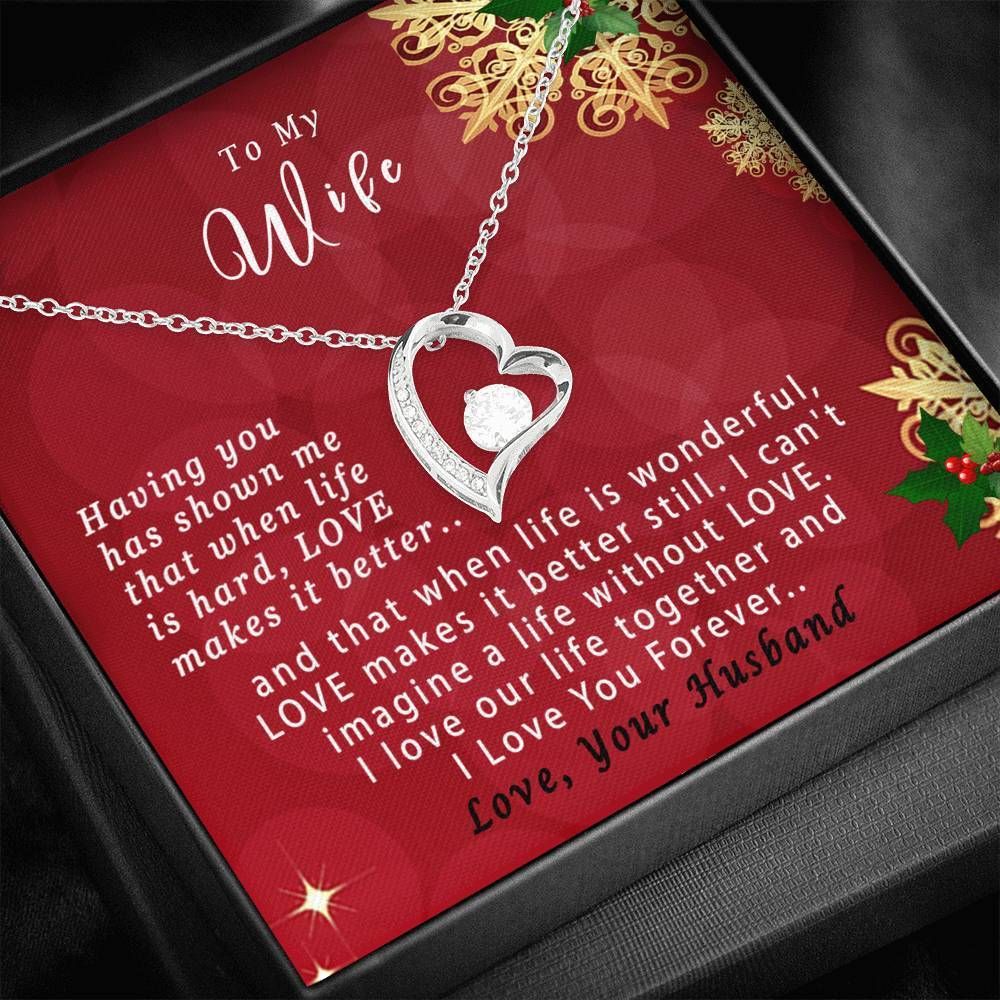 I Love Our Life Forever Forever Love Necklace For Wife