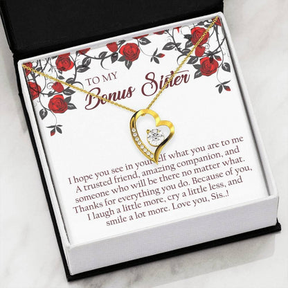 Forever Friendship Forever Love Necklace For Bonus Sister