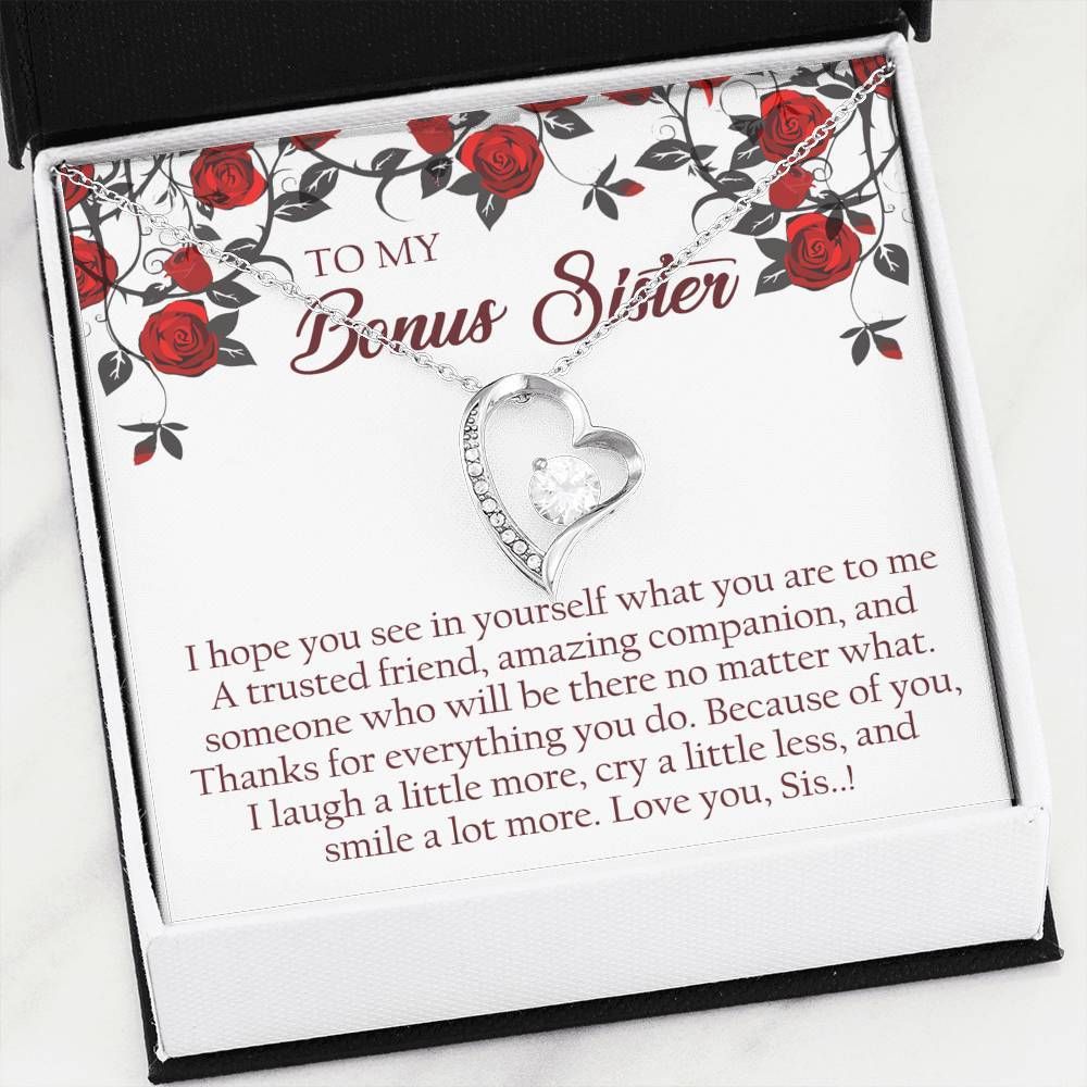 Forever Friendship Forever Love Necklace For Bonus Sister