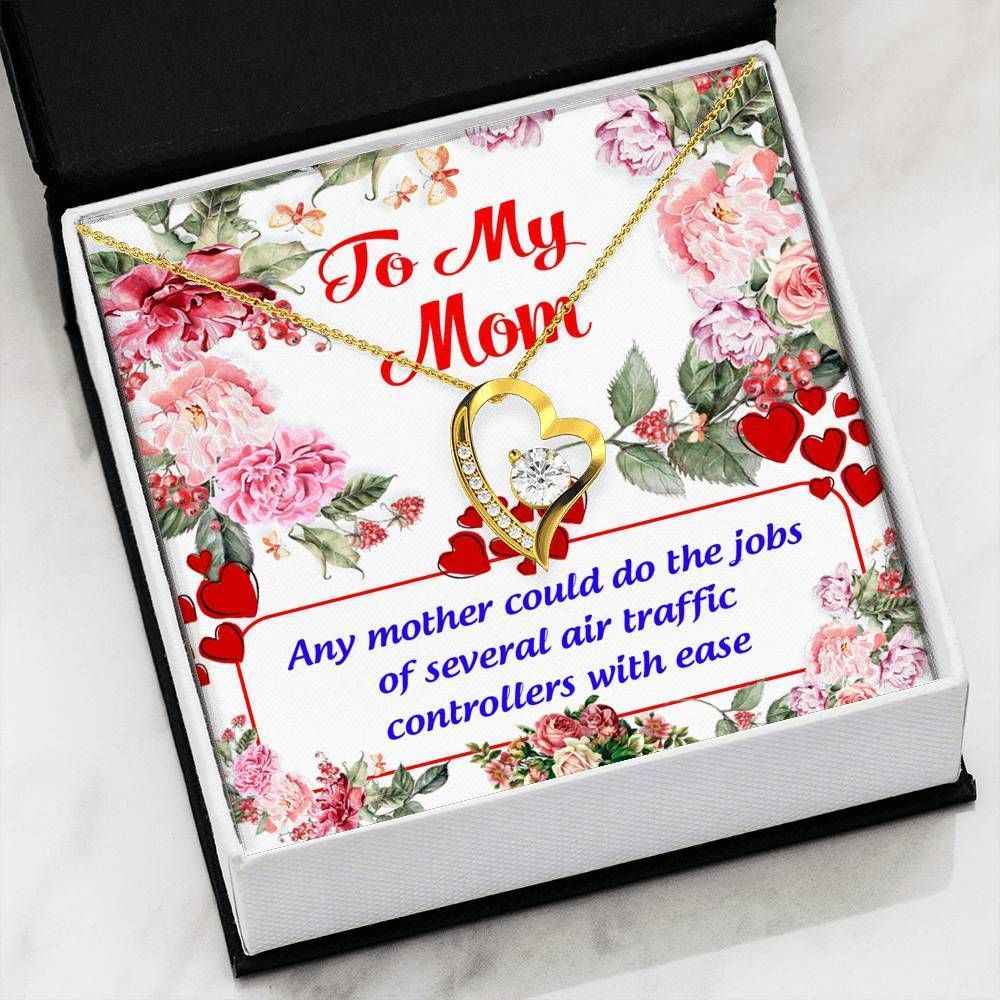 Anniversary Gift For Mom I Love You Forever Love Necklace