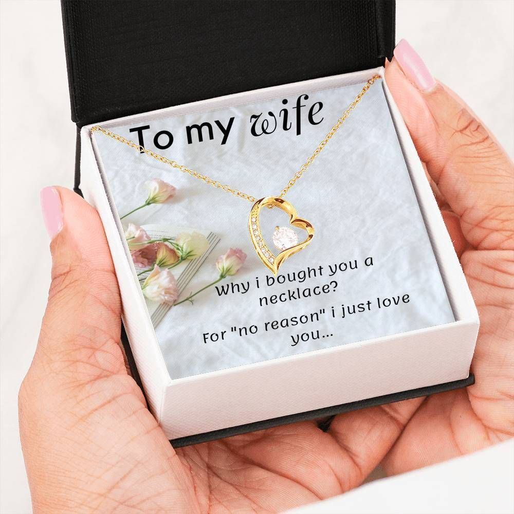 I Just Love You Forever Love Necklace For Wife