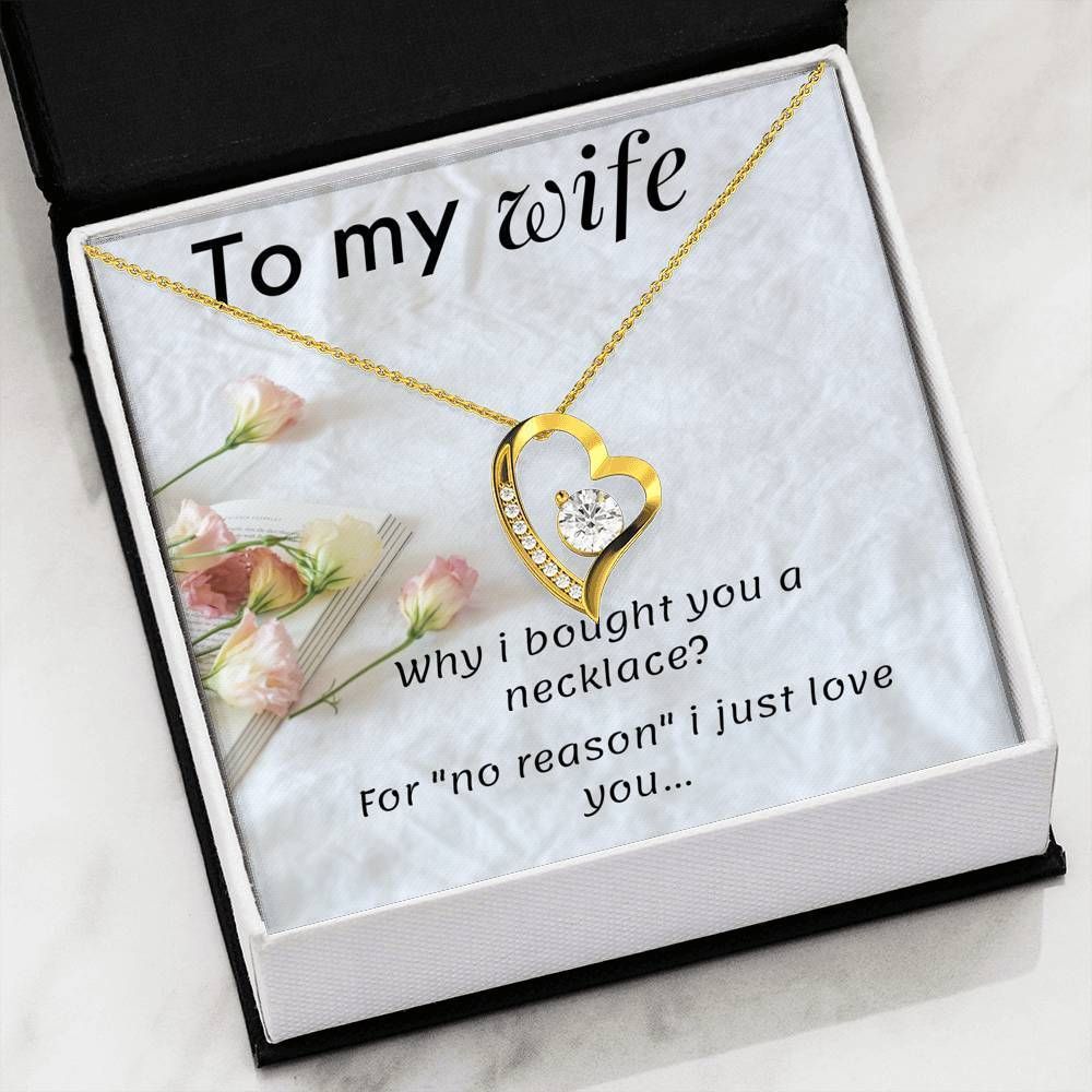 I Just Love You Forever Love Necklace For Wife