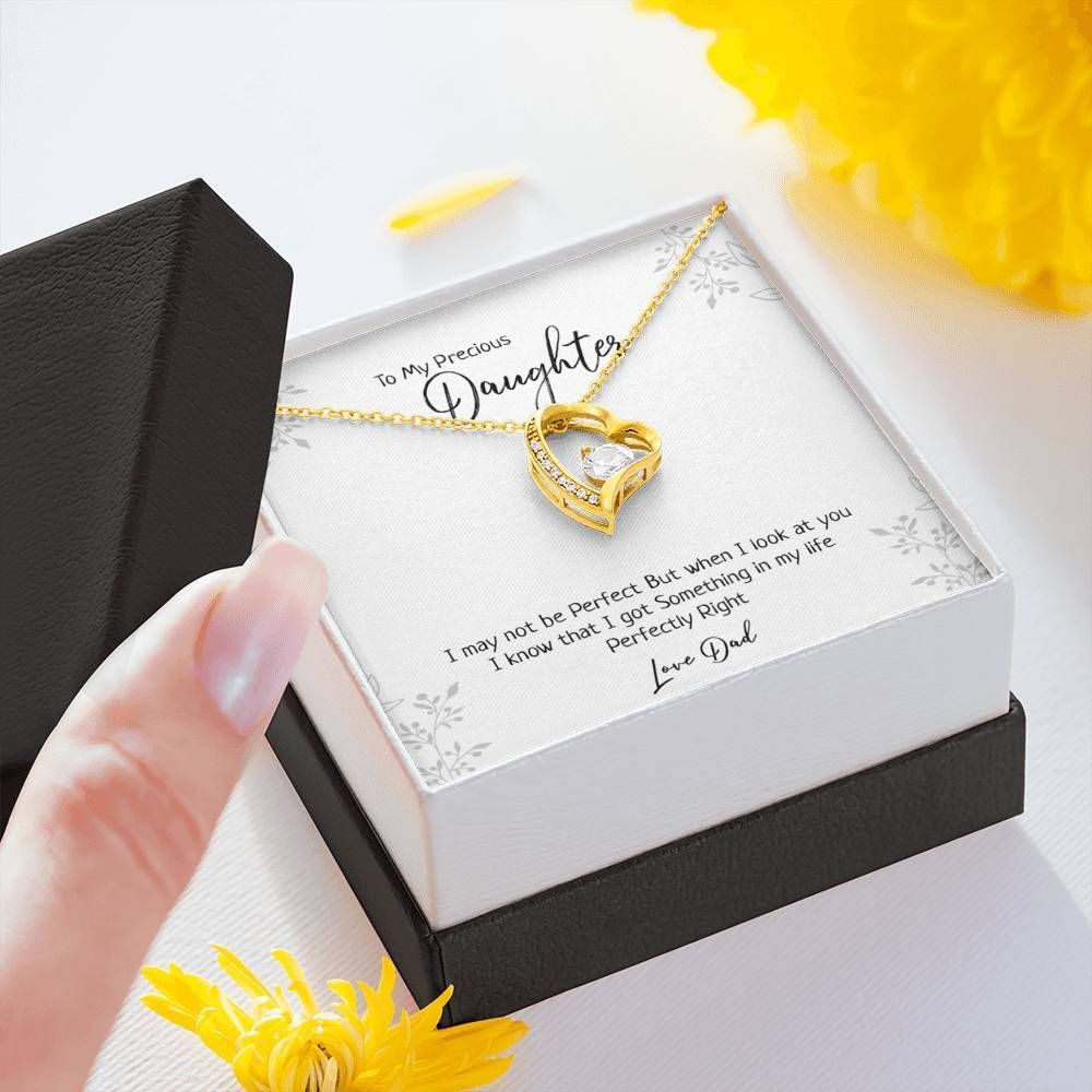 I Got Something In My Life Perfectly Right Forever Love Necklace For Daughter