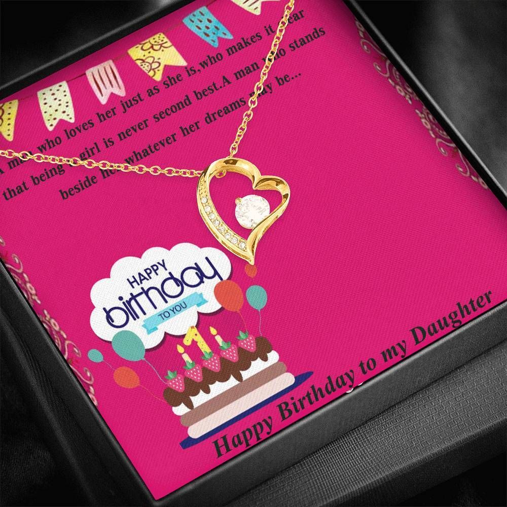 Happy Birthday To You Forever Love Necklace For Daughter