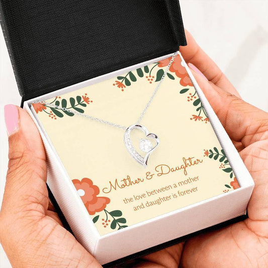 Mother And Daughter Love Between Is Forever Forever Love Necklace For Mom