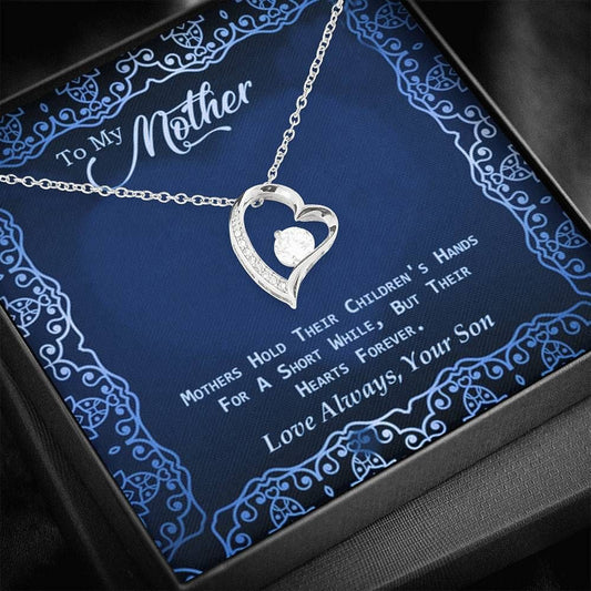 Love Always Son Giving Mom Forever Love Necklace