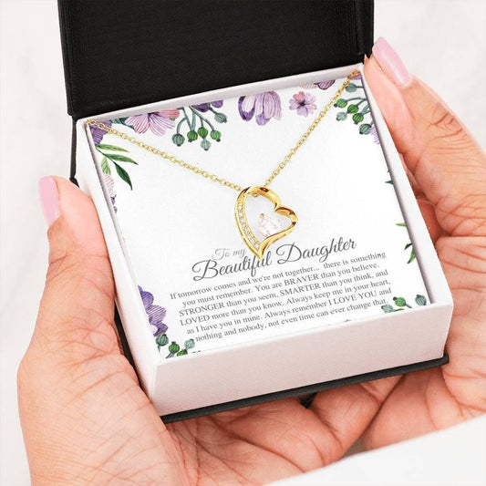 When We're Not Together Forever Love Necklace For Daughter