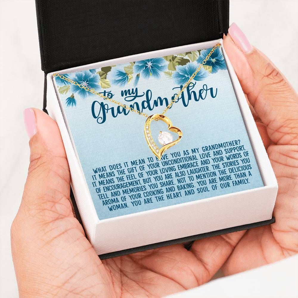 The Heart And Soul Of Our Family Forever Love Necklace For Grandmother