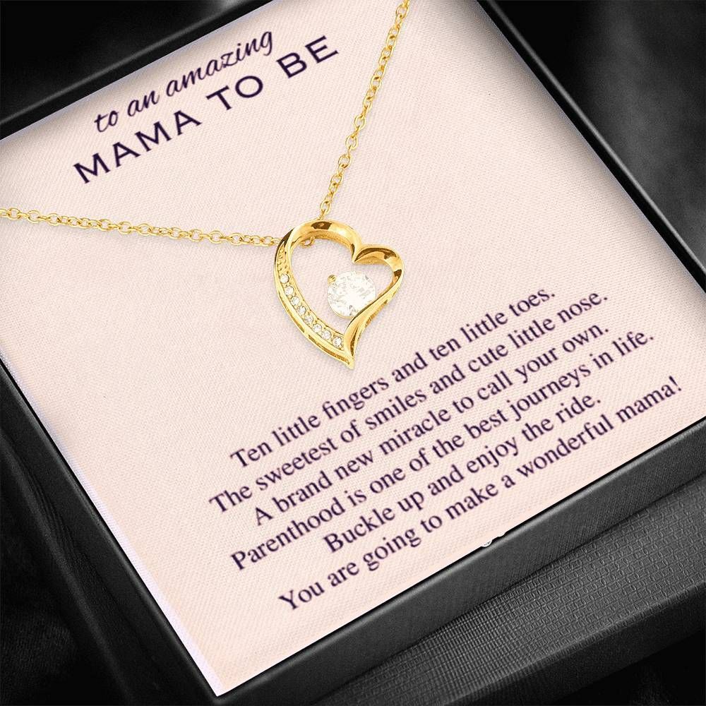 Brand New Miracle To Call Your Own Forever Love Necklace For Mama To Be