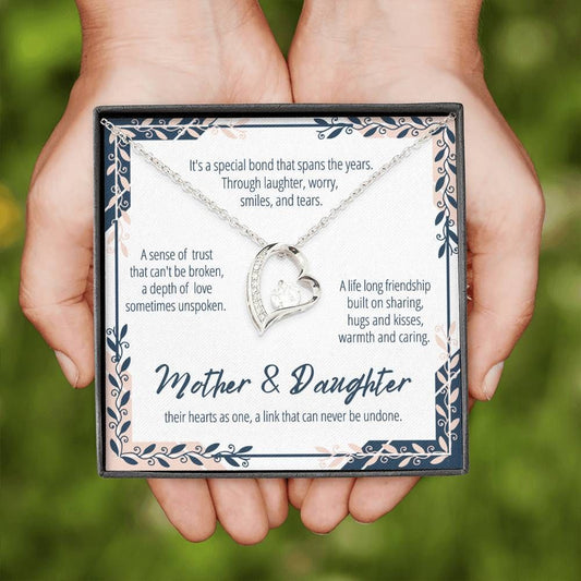 Mother And Daughter Special Bond Forever Love Necklace For Women