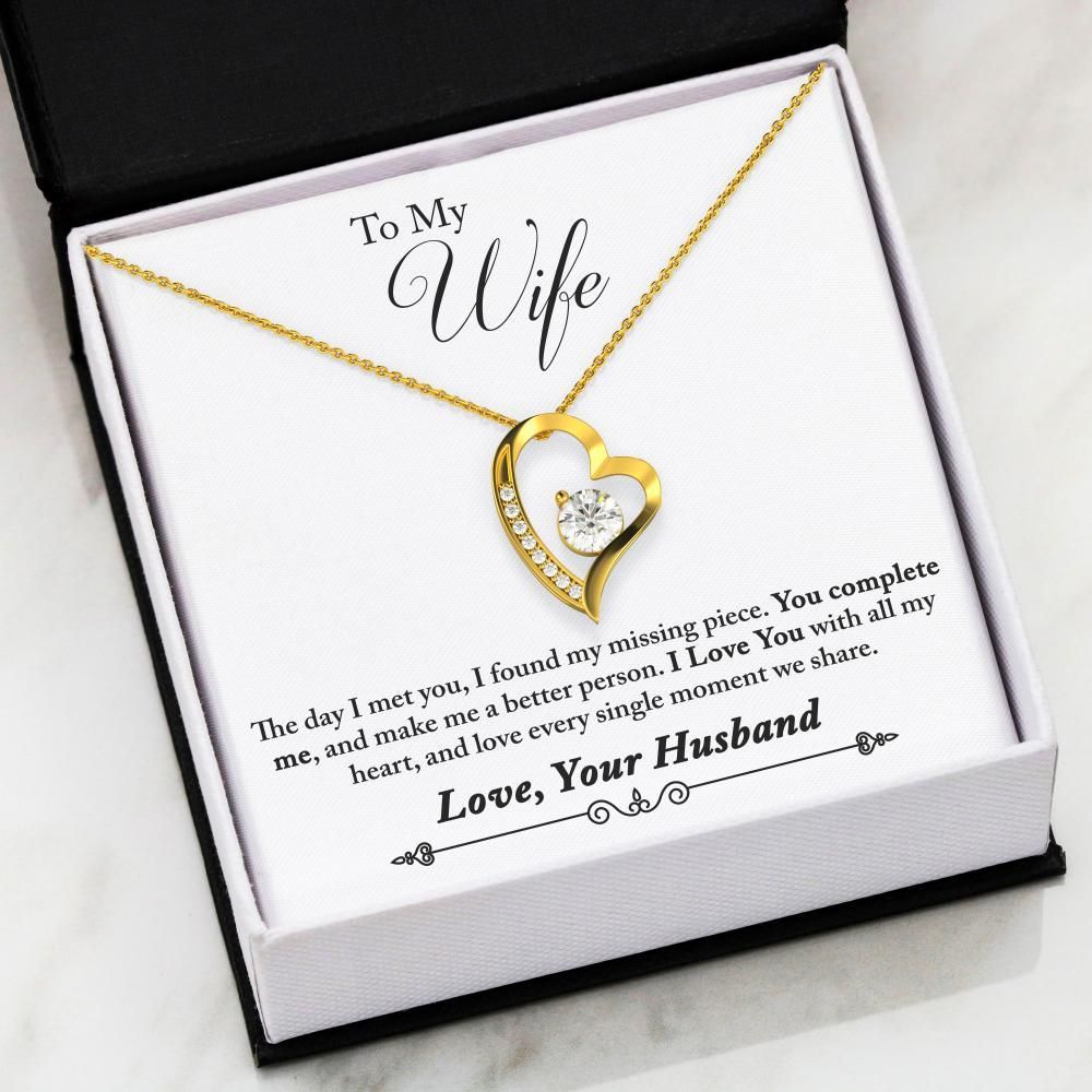 I Love You With All My Heart Forever Love Necklace For Wife